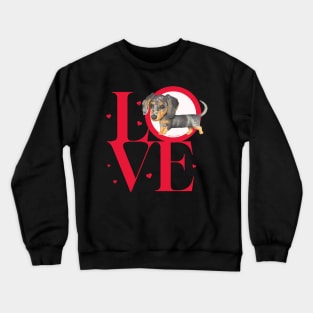 Dachshund Love Crewneck Sweatshirt